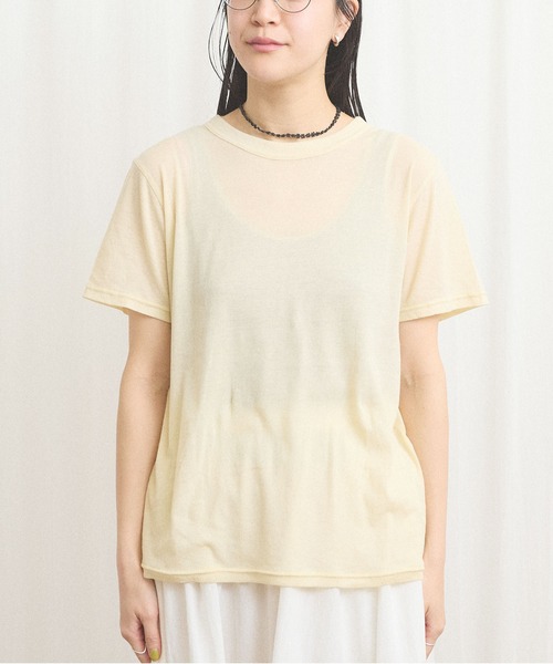 fig Ｌondon（フィグロンドン）の「moose Tshirt（Tシャツ/カットソー・レディース・ピンク/サックスブルー/イエロー/ダークブラウン・FREE）」の11枚目の写真