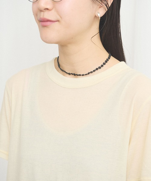 fig Ｌondon（フィグロンドン）の「moose Tshirt（Tシャツ/カットソー・レディース・ピンク/サックスブルー/イエロー/ダークブラウン・FREE）」の8枚目の写真