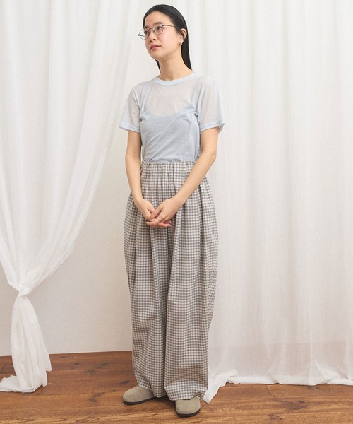 fig Ｌondon（フィグロンドン）の「moose Tshirt（Tシャツ/カットソー・レディース・ピンク/サックスブルー/イエロー/ダークブラウン・FREE）」の13枚目の写真