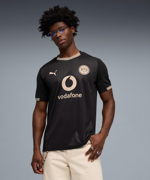 PUMA(プーマ)の「PUMA プーマ メンズ ドルトムント スペシャル エディション レプリカ 半袖(Tシャツ/カットソー・メンズ・ブラック/ブラック系その他・X-SMALL/SMALL/LARGE/MEDIUM/X-LARGE)」の2枚目の写真