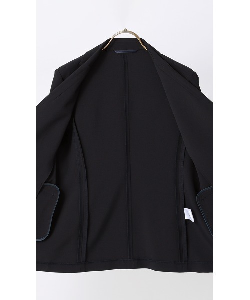 AOYAMA（アオヤマ）の「ゼロプレッシャースーツ【テーラードジャケット】【セットアップ着用可】（スーツジャケット・レディース・ネイビー・LL/3L/SS/S/M/L）」の7枚目の写真