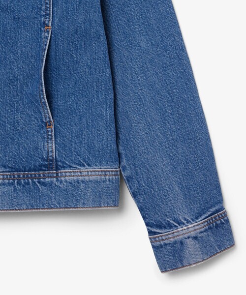 LACOSTE(ラコステ)の「ベーシックデニムジャケット(デニムジャケット・レディース・ブルー・40/38/36/34)」の5枚目の写真