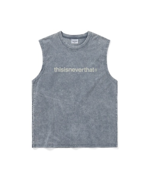 thisisneverthat(ディスイズネバーザット)の「T-Logo Sleeveless(タンクトップ・メンズ・カーキ/ダークグレー/ネイビー・XL/S/M/L)」の1枚目の写真