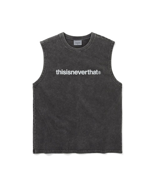 thisisneverthat(ディスイズネバーザット)の「T-Logo Sleeveless(タンクトップ・メンズ・カーキ/ダークグレー/ネイビー・XL/S/M/L)」の2枚目の写真