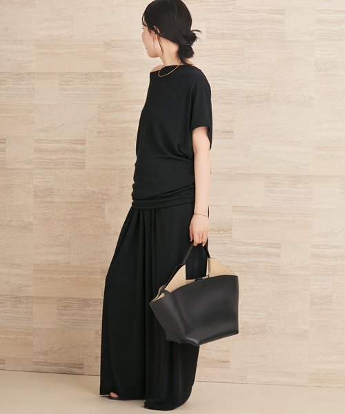 plage(プラージュ)の「Jersey Drape パンツ(その他パンツ・レディース・ブラウン/ブラック・34/36/38)」の15枚目の写真