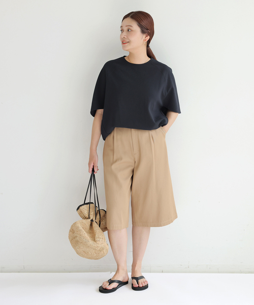 JOURNAL STANDARD（ジャーナルスタンダード）の「《追加》【接触冷感】クールタッチ ORIGAMI Sleeveプルオーバー（Tシャツ/カットソー・レディース・ブラック/ホワイト/ブラウン/タン・FREE）」の10枚目の写真