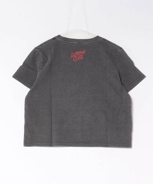 LURKING CLASS(ラーキングクラス)の「LURKING CLASS/ラーキングクラス PANTHER MINI TEE ムラサキ限定 ST26STM07W(Tシャツ/カットソー・レディース・ブラック・L/M)」の2枚目の写真
