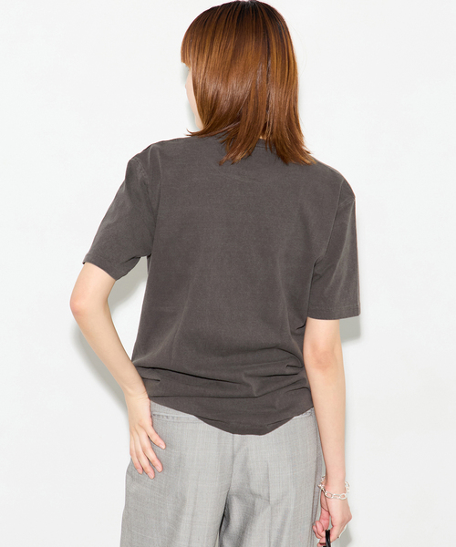 journal standard L'essage(ジャーナルスタンダードレサージュ)の「【MIXTA/ミクスタ】CALIFORNIA TABBY CAT CREW Tシャツ(Tシャツ/カットソー・レディース・ブラック/アイボリー/チャコールグレー・MEDIUM)」の9枚目の写真