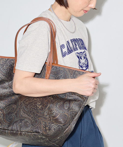 journal standard L'essage(ジャーナルスタンダードレサージュ)の「【MIXTA/ミクスタ】CALIFORNIA TABBY CAT CREW Tシャツ(Tシャツ/カットソー・レディース・ブラック/アイボリー/チャコールグレー・MEDIUM)」の16枚目の写真