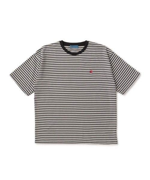 BEVERLY HILLS POLO CLUB(ビバリーヒルズポロクラブ)の「【BEVERLY HILLS POLO CLUB】1ポイント刺繍ボーダーTシャツ(Tシャツ/カットソー・メンズ・ブラック/ダークブラウン・M/L/LL)」の18枚目の写真