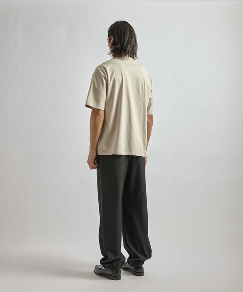 Saturdays NYC（サタデーズ ニューヨークシティ ）の「Beach Chair Ozone Wash Relaxed SS Tee（Tシャツ/カットソー・メンズ・スミクロ/ネイビー/キナリ・M/L/XL/S）」の8枚目の写真