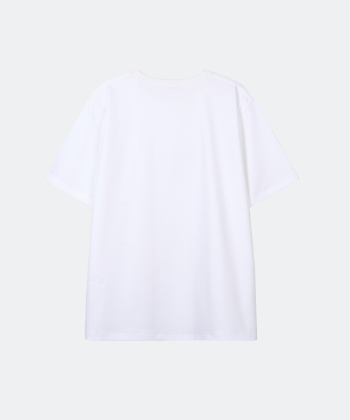 YUJI(ユジ)の「SLIM FIT T-SHIRT WHITE(Tシャツ/カットソー・レディース・ホワイト・SMALL/MEDIUM/LARGE/X-LARGE/X-SMALL)」の6枚目の写真