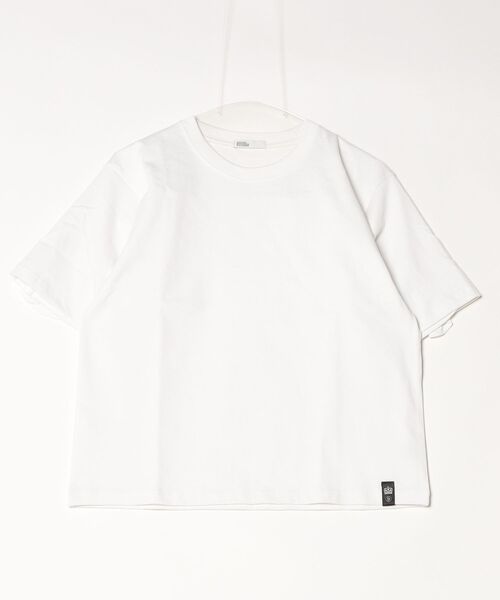 DOUBLE STANDARD CLOTHING（ダブルスタンダードクロージング）の「ヘビーコットン天竺 バックフリルTシャツ（Tシャツ/カットソー・レディース・オフホワイト/ピンク・FREE）」の17枚目の写真
