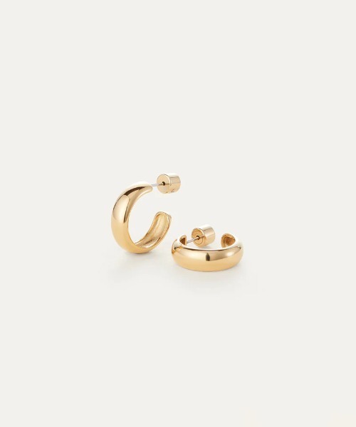 JENNYBIRD(ジェニーバード)の「【JENNY BIRD/ジェニーバード】スモールフープ ピアス Staple Hoops - Small(ピアス(両耳用)・レディース・シルバー/ゴールド・FREE)」の10枚目の写真