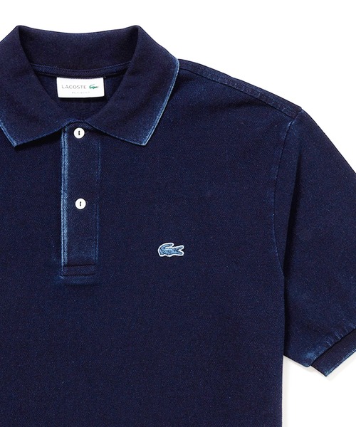 LACOSTE(ラコステ)の「オーバーサイズ インディゴ ポロシャツ(ポロシャツ・メンズ・ダークインディゴブルー/インディゴブルー・4/3/2/5)」の20枚目の写真