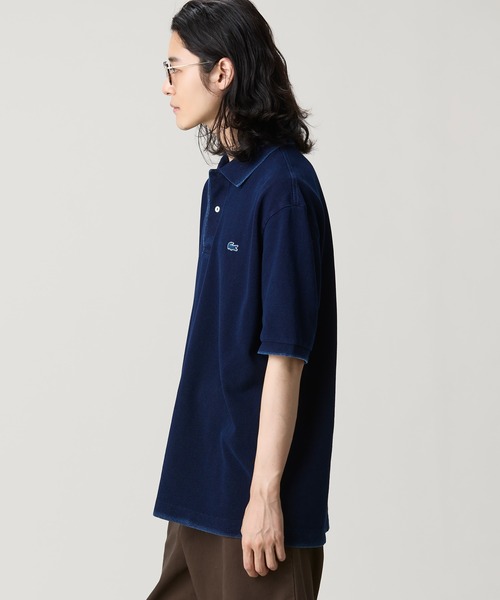 LACOSTE(ラコステ)の「オーバーサイズ インディゴ ポロシャツ(ポロシャツ・メンズ・ダークインディゴブルー/インディゴブルー・4/3/2/5)」の10枚目の写真