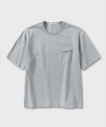 ポケットTシャツ_ライトグレー
