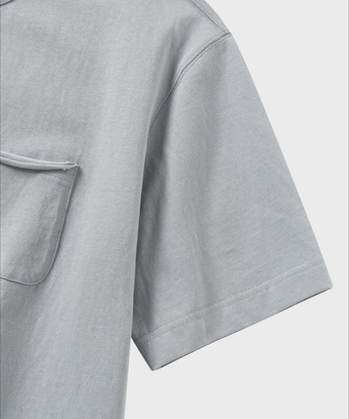 NONBLANK(ノンブランク)の「ポケットTシャツ_ライトグレー(Tシャツ/カットソー・メンズ・ライトグレー・MEDIUM/LARGE/X-LARGE)」の5枚目の写真