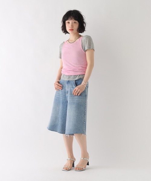 BAYFLOW（ベイフロー）の「[WEB限定]マルチWAYレイヤードセットTEE（Tシャツ/カットソー・レディース・ピンク/ブラウン/ブラック・MEDIUM/SMALL）」の19枚目の写真