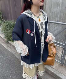 CIAOPANIC（チャオパニック）の「缶バッジSETメッシュテーラードジャケット（テーラードジャケット）」