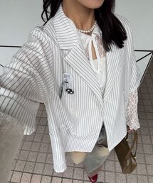 CIAOPANIC（チャオパニック）の「缶バッジSETメッシュテーラードジャケット（テーラードジャケット）」