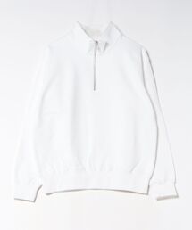 CROSS&STITCH(クロスアンドステッチ)  レギュラーウェイトハーフジップスウェットシャツ