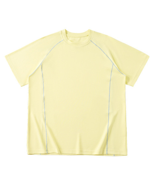 BUTTON SEOUL(ボタンソウル)の「ソフトアウトラインレグランショートスリーブ (4カラー)(Tシャツ/カットソー・メンズ・ブラウン/ホワイト/イエロー/ブラック・X-LARGE/LARGE/MEDIUM)」の6枚目の写真