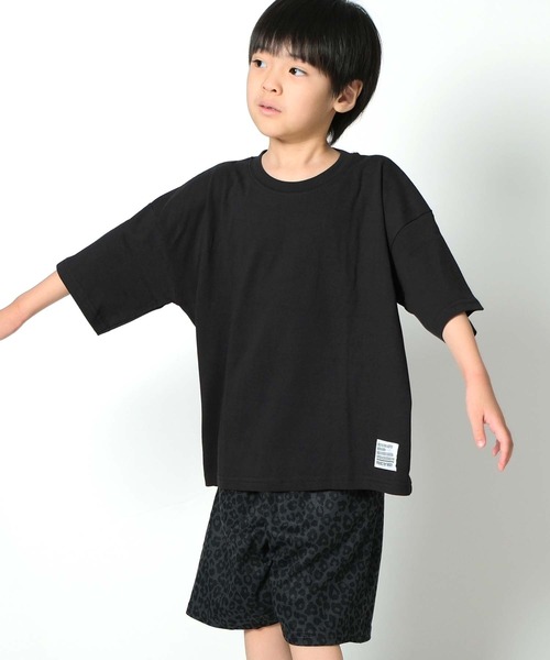 セール】レオパード柄セットアップ 半袖Tシャツ ハーフパンツ 上下