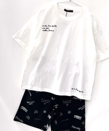 SHISKY（シスキー）の「レオパード柄セットアップ 半袖Tシャツ ハーフパンツ 上下セット（セットアップ）」