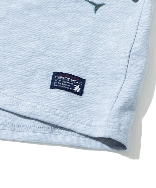 go slow caravan(ゴースローキャラバン)の「ESPACE VERT/エスパスヴェール シャーク S/S TEE(Tシャツ/カットソー・メンズ・サックスブルー/ホワイト・MEDIUM/LARGE/X-LARGE)」の6枚目の写真