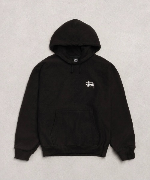STUSSY(ステューシー)の「【STUSSY】ステューシー BASIC LOGO raising of HOODIE / STTUSSY.02(パーカー・レディース・グレー/ブラック・MEDIUM/LARGE/X-LARGE)」の5枚目の写真
