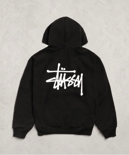 STUSSY(ステューシー)の「【STUSSY】ステューシー BASIC LOGO raising of HOODIE / STTUSSY.02(パーカー・レディース・グレー/ブラック・MEDIUM/LARGE/X-LARGE)」の6枚目の写真