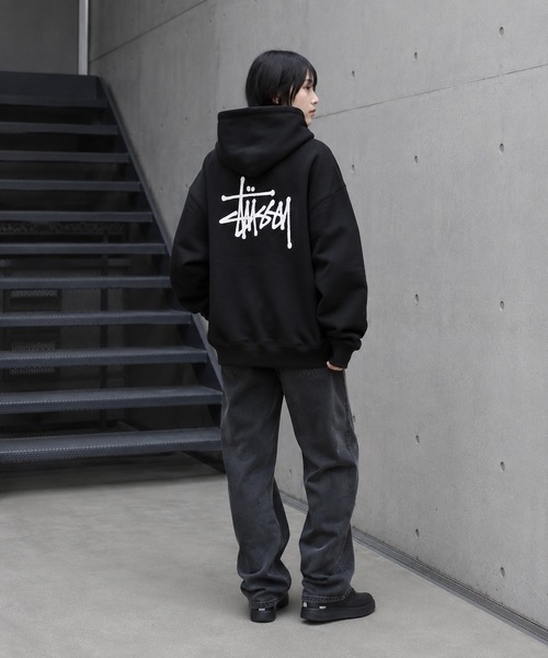STUSSY(ステューシー)の「【STUSSY】ステューシー BASIC LOGO raising of HOODIE / STTUSSY.02(パーカー・レディース・グレー/ブラック・MEDIUM/LARGE/X-LARGE)」の11枚目の写真