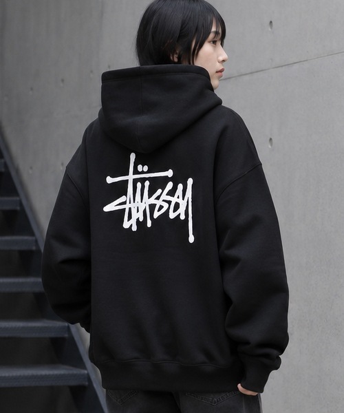 STUSSY(ステューシー)の「【STUSSY】ステューシー BASIC LOGO raising of HOODIE / STTUSSY.02(パーカー・レディース・グレー/ブラック・MEDIUM/LARGE/X-LARGE)」の10枚目の写真