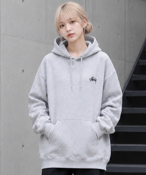 STUSSY(ステューシー)の「【STUSSY】ステューシー BASIC LOGO raising of HOODIE / STTUSSY.02(パーカー・レディース・グレー/ブラック・MEDIUM/LARGE/X-LARGE)」の20枚目の写真