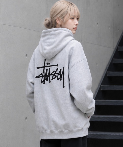 STUSSY(ステューシー)の「【STUSSY】ステューシー BASIC LOGO raising of HOODIE / STTUSSY.02(パーカー・レディース・グレー/ブラック・MEDIUM/LARGE/X-LARGE)」の18枚目の写真