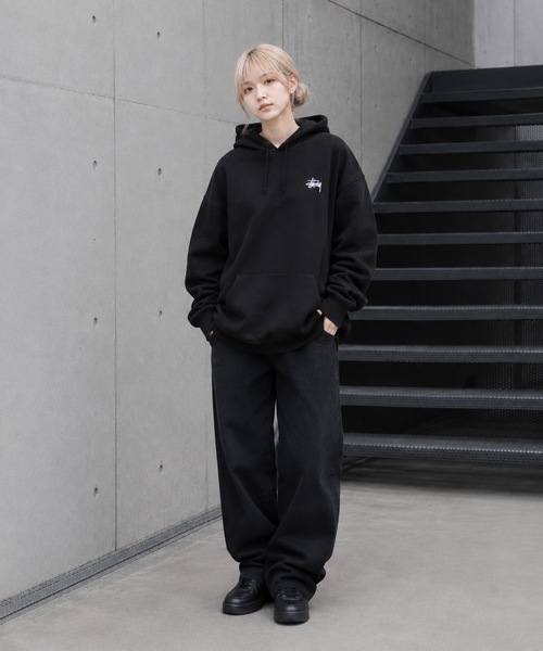 STUSSY(ステューシー)の「【STUSSY】ステューシー BASIC LOGO raising of HOODIE / STTUSSY.02(パーカー・レディース・グレー/ブラック・MEDIUM/LARGE/X-LARGE)」の17枚目の写真