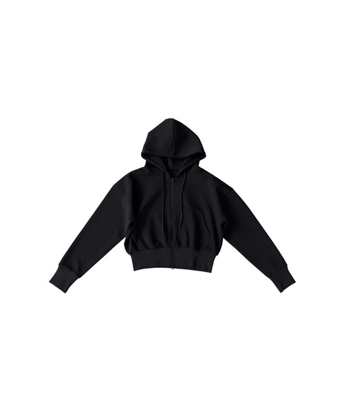 antiqua(アンティカ)の「ジップアップ 長袖 パーカー(パーカー・レディース・ホワイト/ブラック/杢グレー・SHORT/MEDIUM)」の15枚目の写真