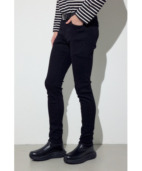 AZUL by moussy(アズールバイマウジー)の「AZUL DENIM スキニー(デニムパンツ・メンズ・ブラック/ブルー・X-SMALL/MEDIUM/LARGE/SMALL/X-LARGE)」の3枚目の写真
