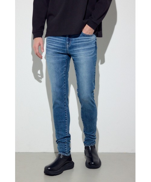 AZUL by moussy(アズールバイマウジー)の「AZUL DENIM スキニー(デニムパンツ・メンズ・ブラック/ブルー・X-SMALL/MEDIUM/LARGE/SMALL/X-LARGE)」の12枚目の写真