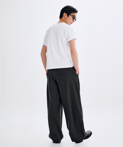 TAKEASY(テイクイージー)の「デュアルポケットワイドスウェットパンツ(ダークグレー)(スウェットパンツ・メンズ・その他・SMALL/MEDIUM/LARGE)」の10枚目の写真