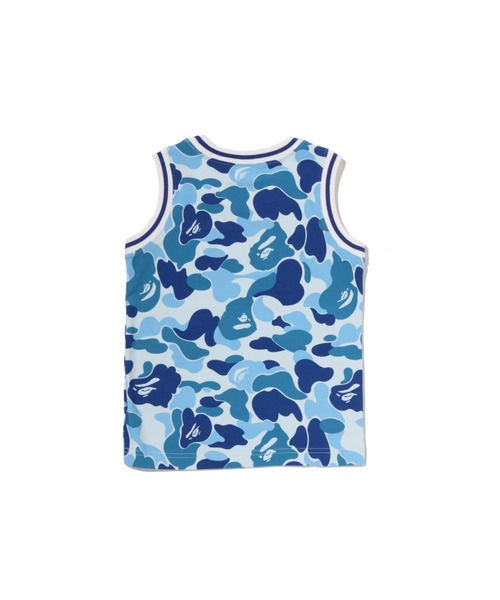 A BATHING APE（アベイシングエイプ）の「ABC CAMO COLLEGE TANK TOP（タンクトップ・キッズ・ピンク/イエロー/ブルー・90/110/140/130/100/120）」の4枚目の写真