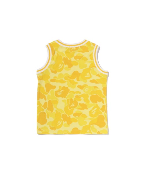 A BATHING APE（アベイシングエイプ）の「ABC CAMO COLLEGE TANK TOP（タンクトップ・キッズ・ピンク/イエロー/ブルー・90/110/140/130/100/120）」の5枚目の写真