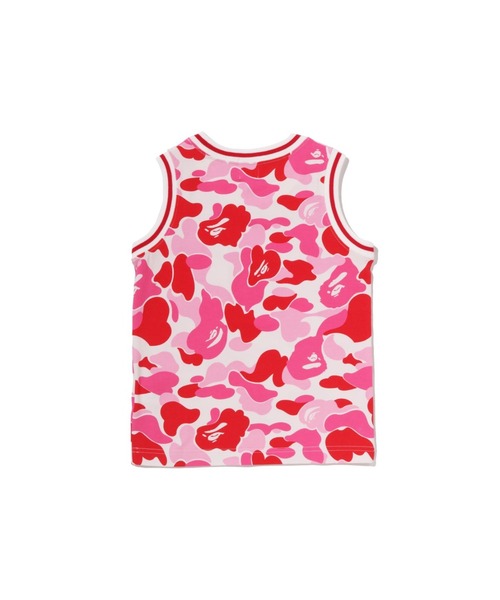 A BATHING APE（アベイシングエイプ）の「ABC CAMO COLLEGE TANK TOP（タンクトップ・キッズ・ピンク/イエロー/ブルー・90/110/140/130/100/120）」の6枚目の写真