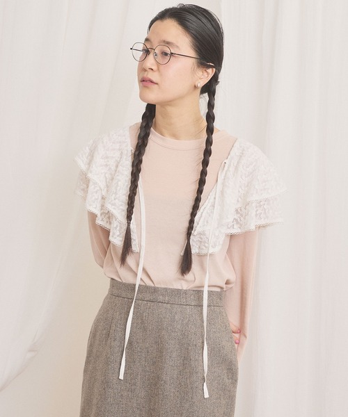 fig Ｌondon（フィグロンドン）の「mellow pullover（Tシャツ/カットソー・レディース・ダークブラウン/グレー/ピンク・FREE）」の20枚目の写真