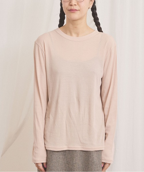 fig Ｌondon（フィグロンドン）の「mellow pullover（Tシャツ/カットソー・レディース・ダークブラウン/グレー/ピンク・FREE）」の22枚目の写真