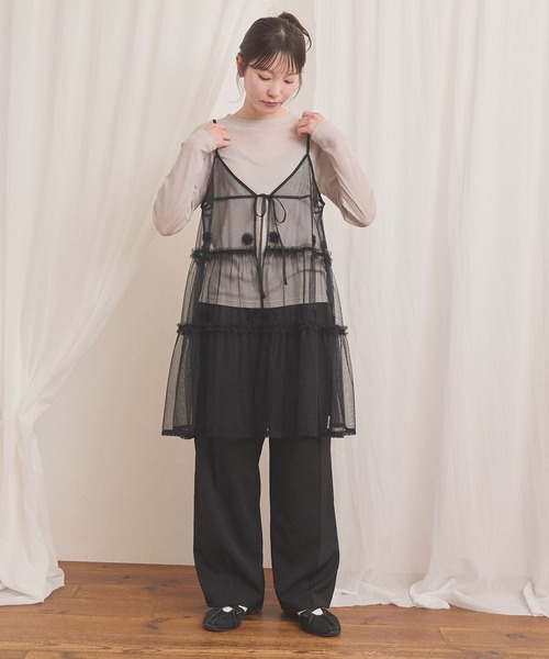 fig Ｌondon（フィグロンドン）の「mellow pullover（Tシャツ/カットソー・レディース・ダークブラウン/グレー/ピンク・FREE）」の7枚目の写真