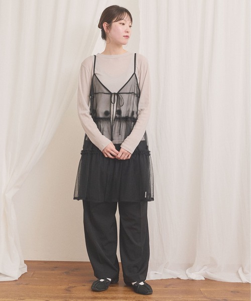 fig Ｌondon（フィグロンドン）の「mellow pullover（Tシャツ/カットソー・レディース・ダークブラウン/グレー/ピンク・FREE）」の8枚目の写真