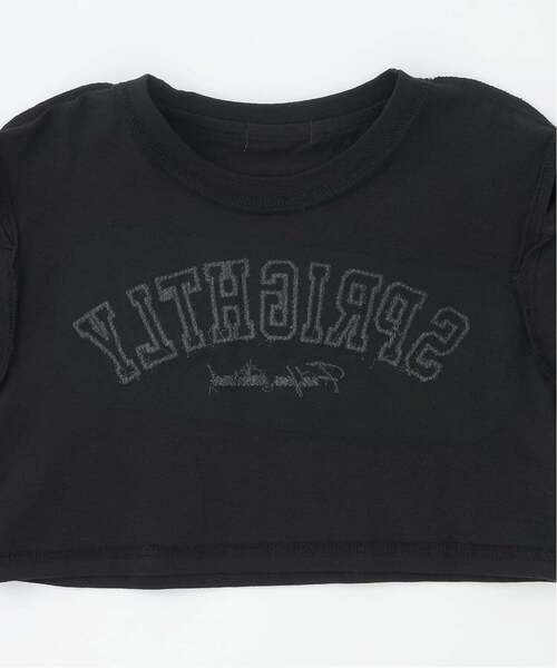 minimal（ミニマル）の「【インナーつき】肩あきクロップド半袖Tシャツセット（Tシャツ/カットソー・キッズ・オフホワイト/チェリーピンク/ブラック・100cm/110cm/120cm/130cm/140cm）」の15枚目の写真