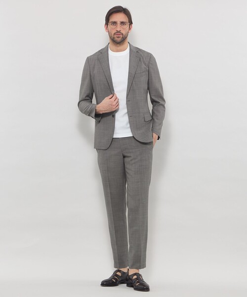 MACKINTOSH LONDON(マッキントッシュ ロンドン)の「【LEON掲載】【BREASY JACKET】super light weight セットアップジャケット(テーラードジャケット・メンズ・ネイビー/ベージュ系その他2・40/42/38)」の4枚目の写真